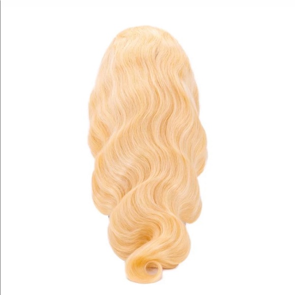NEW Brazilian Blonde Body Wave Full Lace Wig 12”
